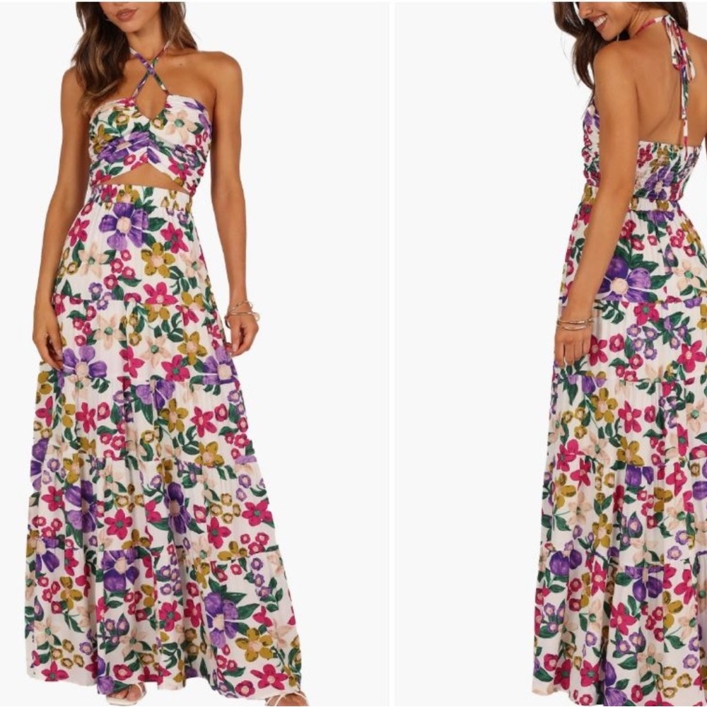 Kari Halter Crop Top & Maxi Skirt